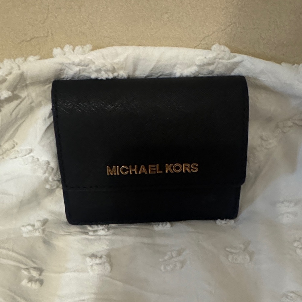 Michael Kors Black Leather Wallet
